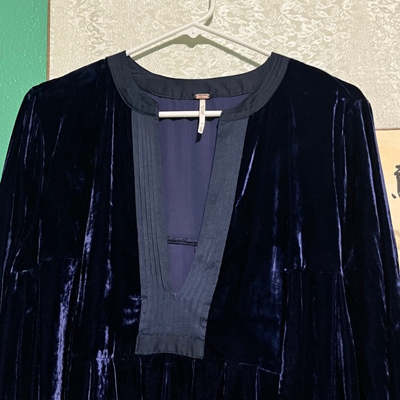 Free People Choose Me Velvet Mini Dress - Picture 9 of 11